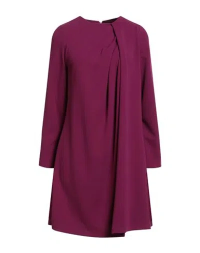 No-nà Woman Mini Dress Magenta Size Xs Polyester, Elastane In Purple