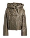 No-nà Woman Puffer Military Green Size S Polyester