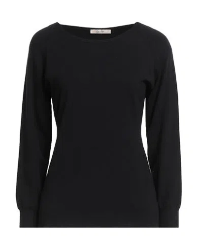 No-nà Woman Sweater Black Size L Viscose, Polyester, Polyamide
