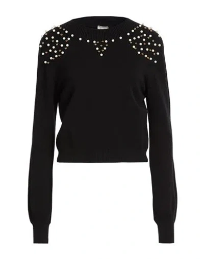 No-nà Woman Sweater Black Size S Viscose, Polyester, Polyamide