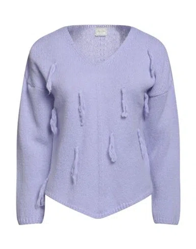 No-nà Woman Sweater Mauve Size Xs Nylon, Acrylic, Wool In Purple