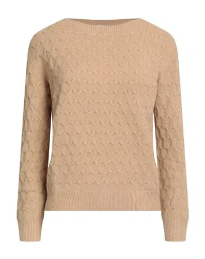 No-nà Woman Sweater Sand Size S Viscose, Polyester, Polyamide