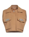 No-nà Woman Vest Camel Size M Cotton