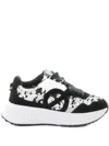 No Name Animal-print Lace-up Sneakers In Multi