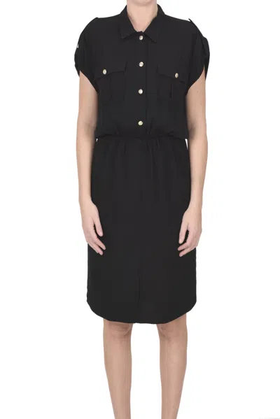 No Name Crepè Dress In Black