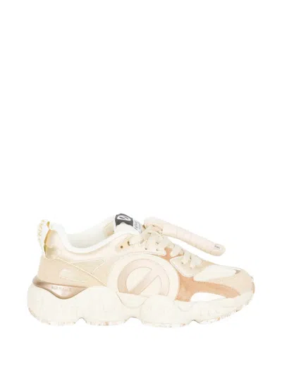 No Name Krazee Runner Logo-patch Sneakers In Neutral