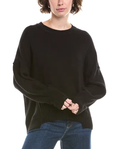 No Name Noname High-low Cashmere Sweater In Black
