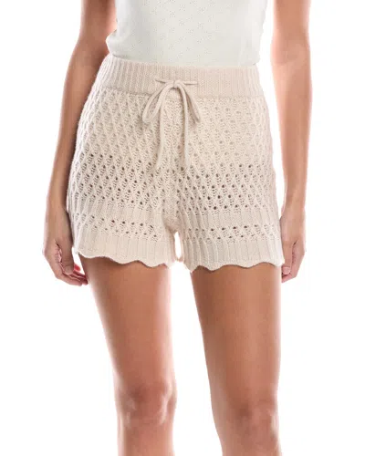 No Name Noname Ruth Cashmere Short In Beige