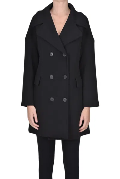 No Name Oversized Caban In Black