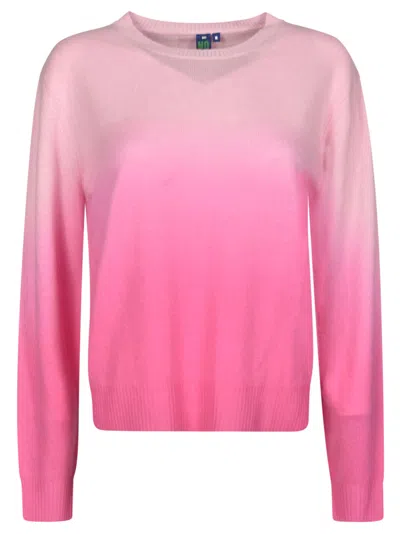 No Name Round Neck Sweater In Pink