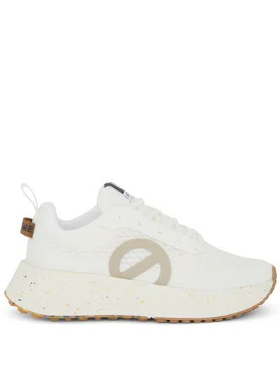 No Name White Sneakers In Bianco E Grigio