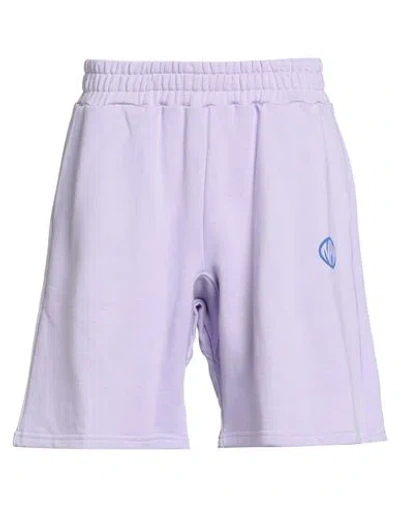 No Pasa Nada Man Shorts & Bermuda Shorts Lilac Size S Cotton In Purple