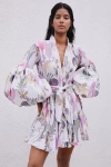 No Pise La Grama Carta Y Letra Dress In Multi