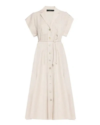 No Pise La Grama Guayaba Midi Dress In Neutral