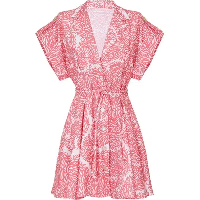 No Pise La Grama Guayaba Mini Dress In Pink