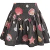 No Pise La Grama Sotavento Mini Skirt In Gray