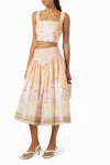 No Pise La Grama Sotavento Top In Peach In Multi