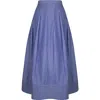 No Pise La Grama Vela Skirt In Blue