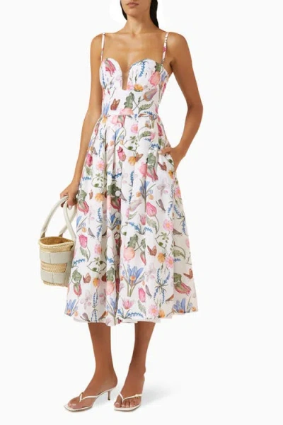 No Pise La Grama Veneta Dress In White