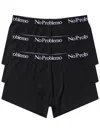 No Problemo 3-pack Boxer Con Logo In Black