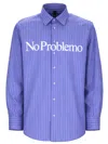 No Problemo Camicia Con Logo In Blue