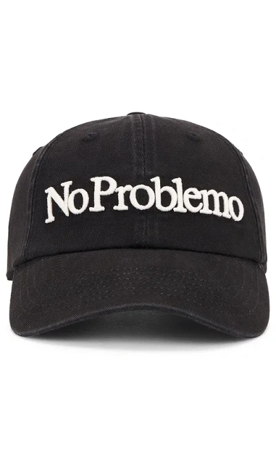 No Problemo Logo Cap In Black