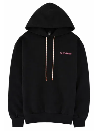 No Problemo Felpa Con Logo E Stampa In Black