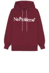 No Problemo Funghi Problemo Hoodie In Burgundy
