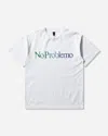 No Problemo Gradient Logo T-shirt In White