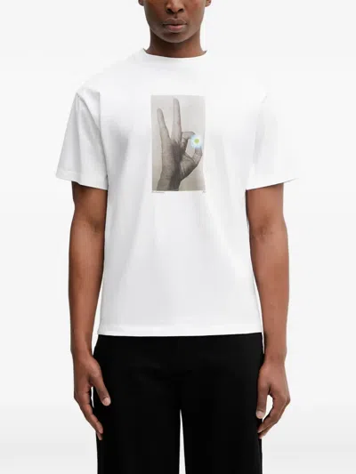 No Problemo Graphic-print Cotton T-shirt In White