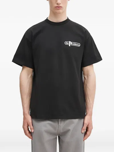 No Problemo Graphic-print Logo-print T-shirt In Black