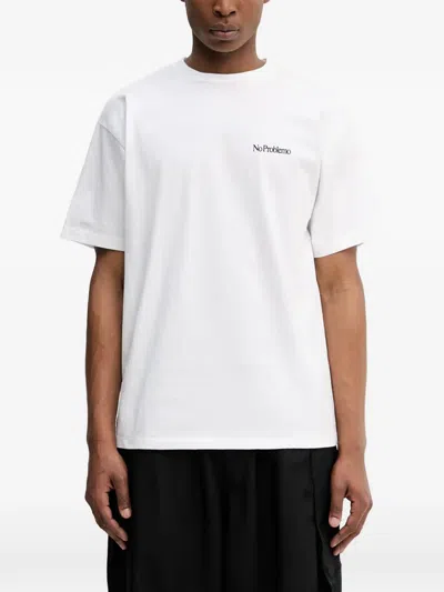 No Problemo Graphic-print T-shirt In White