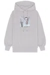 No Problemo I'll Be Back Hoodie In Grey Marl