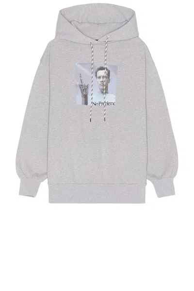 No Problemo I'll Be Back Hoodie In Grey Marl