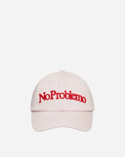 No Problemo Logo Cap Pale In Pink