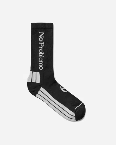 No Problemo Logo Socks In Black
