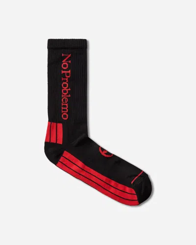No Problemo Logo Socks In Black