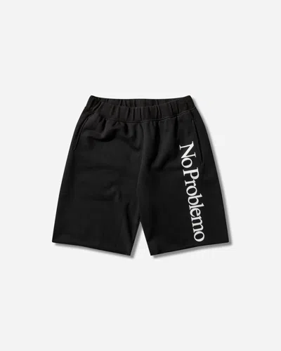 No Problemo Logo Sweatshorts In Black
