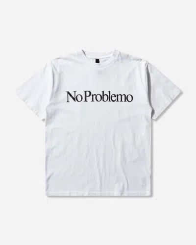 No Problemo Logo T-shirt In White