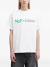 No Problemo Logo-print Oversized T-shirt In White