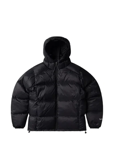 No Problemo Logo-print Puffer Jacket In Black