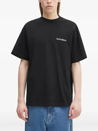 No Problemo Logo-print T-shirt In Black