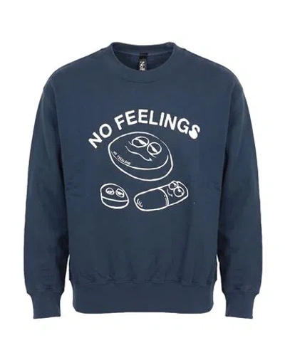 No Problemo Man Sweatshirt Navy Size S Cotton