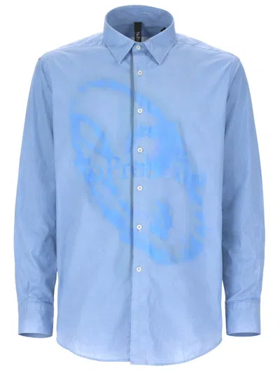 No Problemo Mini Casual Shirt For Men In Blue