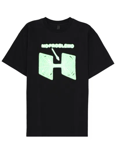 No Problemo Mini T-shirt With Stamp Logo In Black