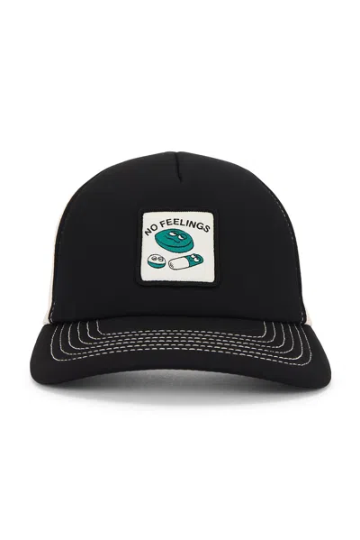 No Problemo No Feelings Trucker Cap In Black