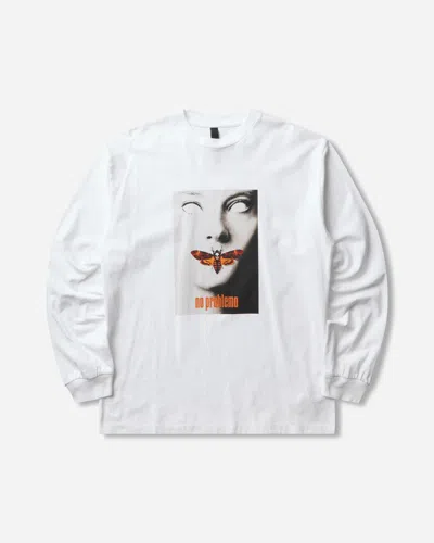 No Problemo No Silence Longsleeve T-shirt In White