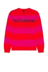 No Problemo Striped Long Sleeve Tee