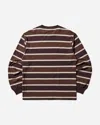 No Problemo Striped Longsleeve T-shirt In Brown