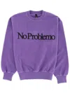 No Problemo Sweatshirt With Logo Unisex In Purple